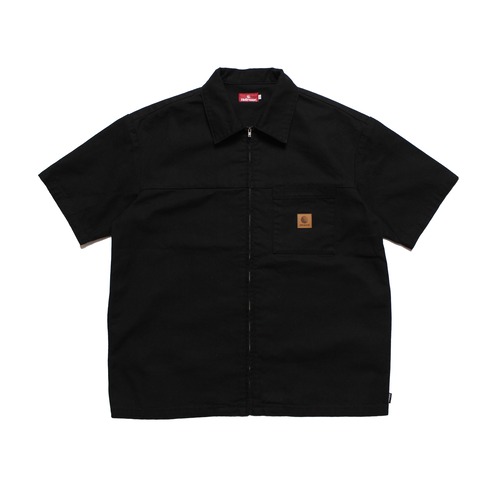 HELLRAZOR｜DUCK ZIP SHIRT -Black-