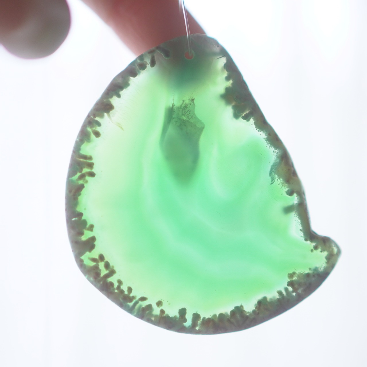 Vivid Rainbow 08 - アゲートヒーリングチャイム / Agate Sun Catcher Wind Chime 359