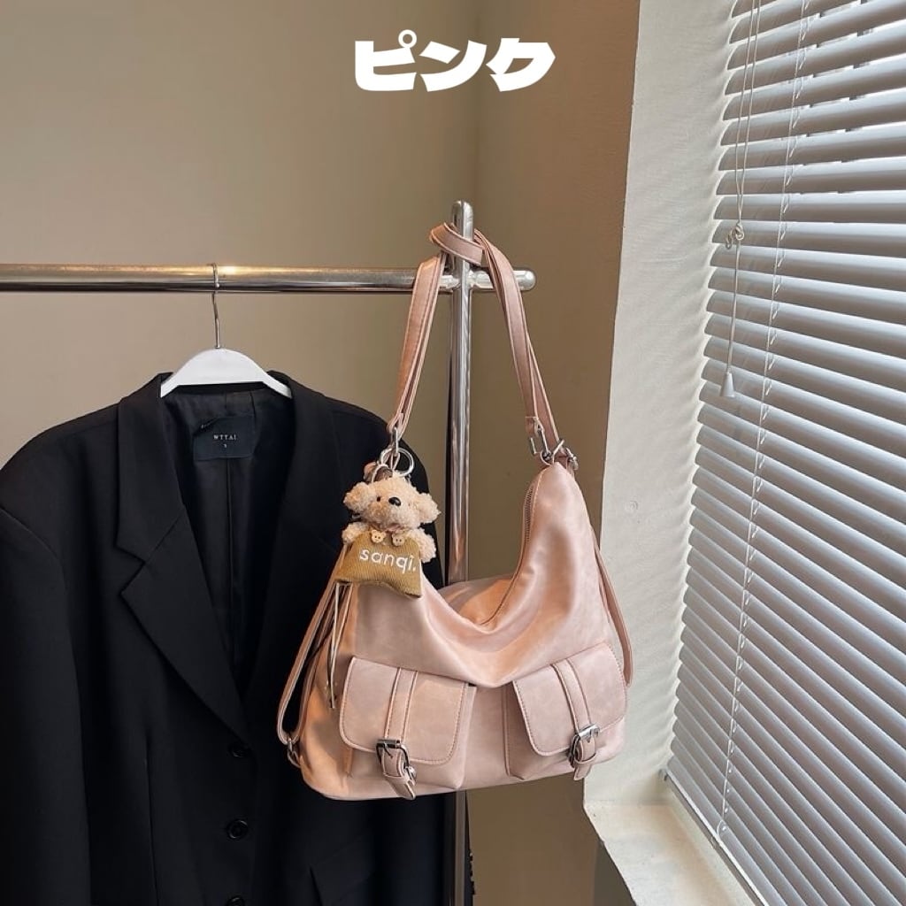 大容量リュック 女性用 カジュアル通勤 マルチユース ショルダー