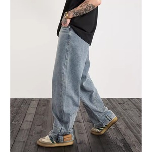 【DRIP5094】D/B Reverse Design Wide Denim