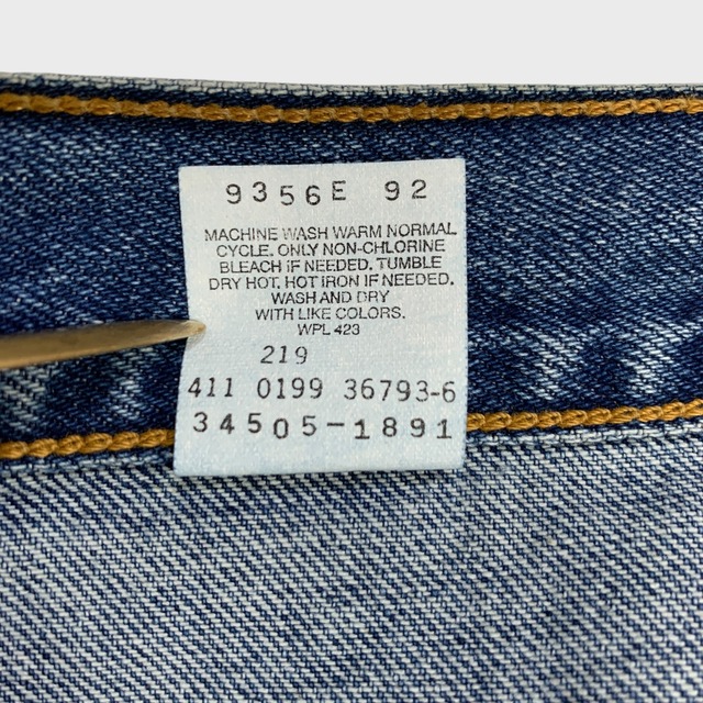 Deadstock Levi's 505 デニムショーツ　90s W34
