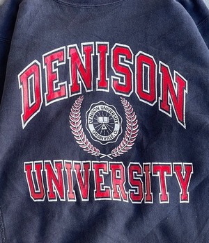 Vintage 80-90s XL Champion reverse weave sweatshirt -DENISON UNIVERSITY-