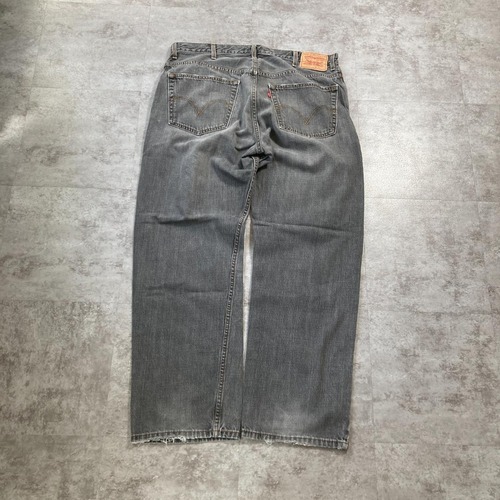 【W38 L32】 usa levi's 先染ブラック リーバイス 559 詳細写真3