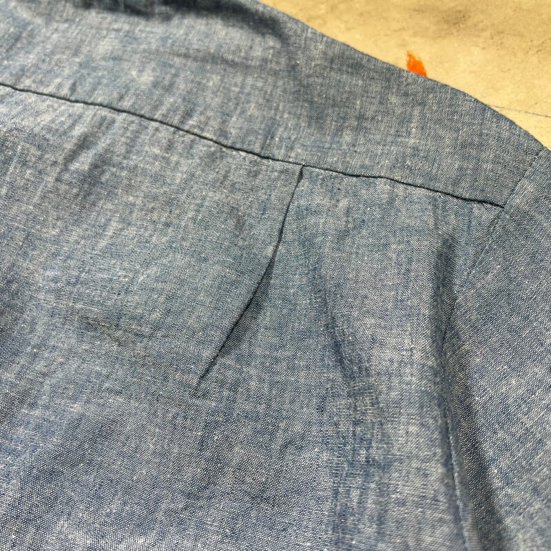 70's Lee リー 120-0944 シャンブレーシャツ ワークシャツ 白タグ