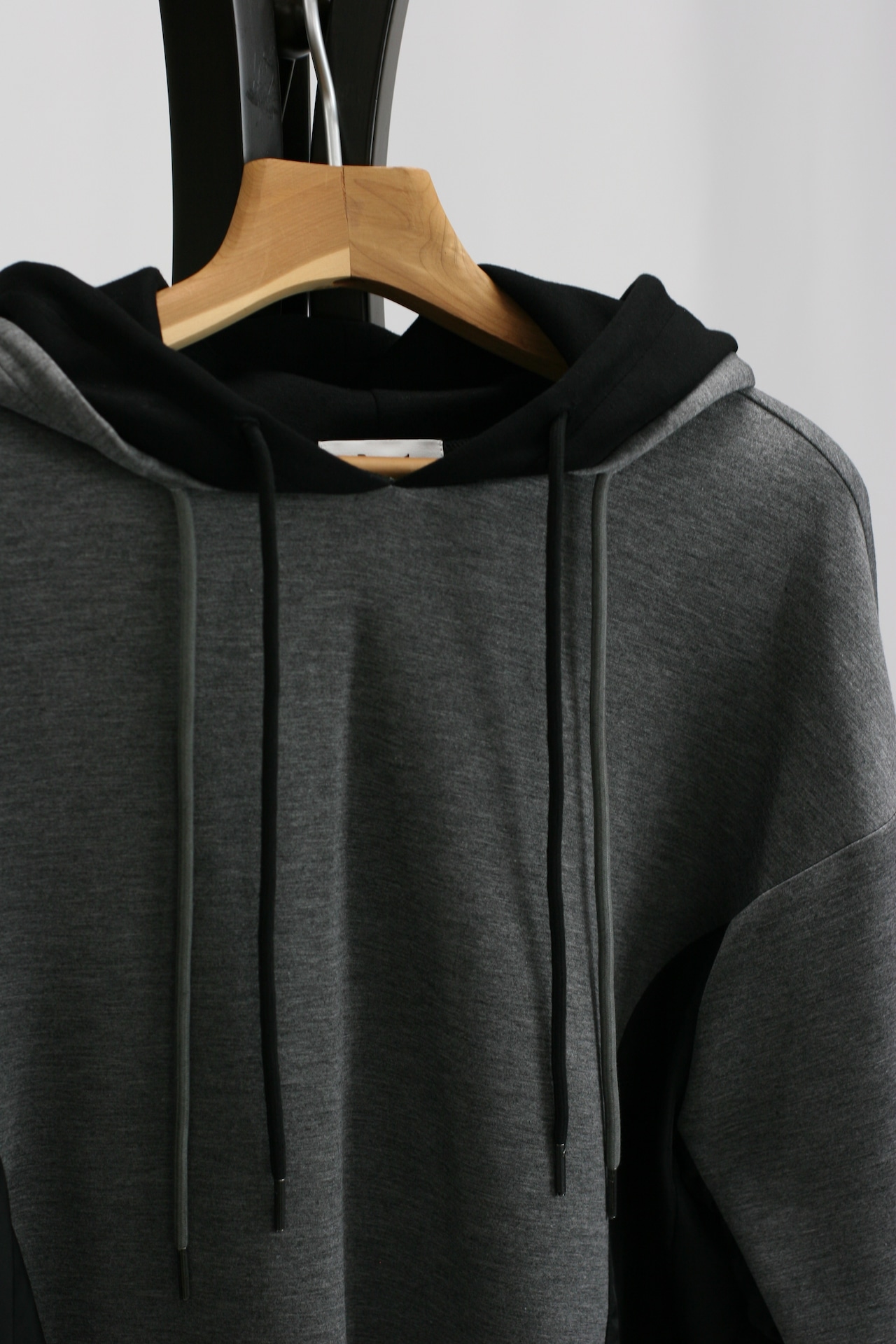【Parc.1】Back pleats layered hoodie(102-076322)
