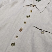 embroidery design herringbone tyrolean shirt