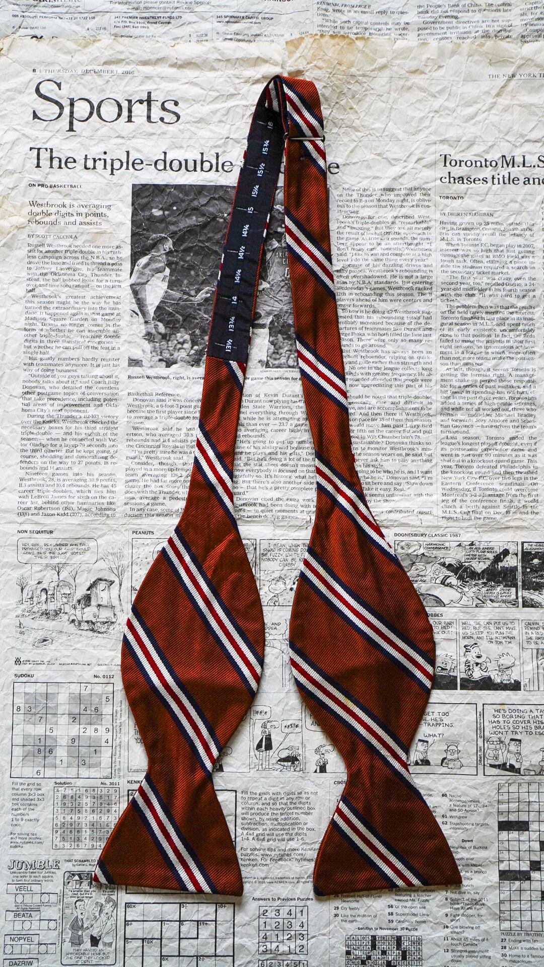 ブルックスブラザーズサスペンダー&蝶ネクタイ