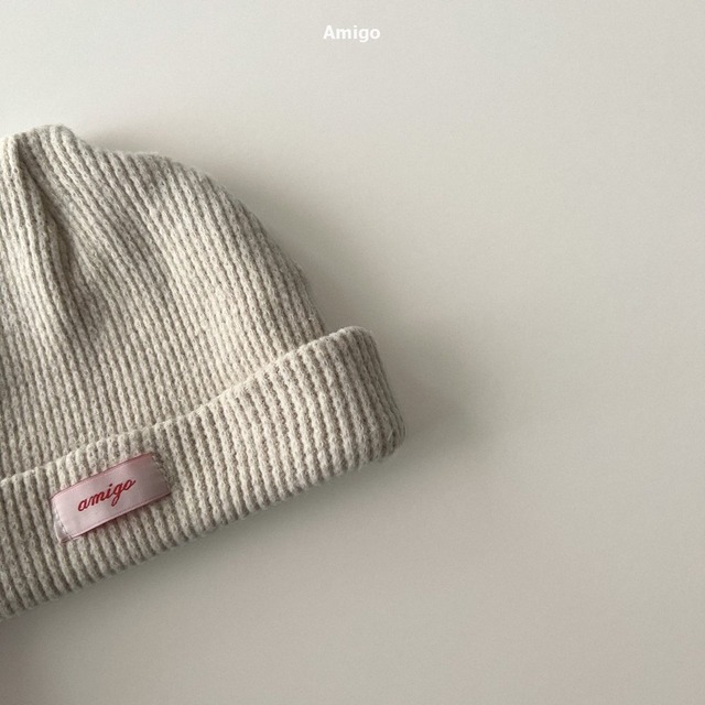 《即納》送料無料【Amigo】Brushed Waffle Beanie
