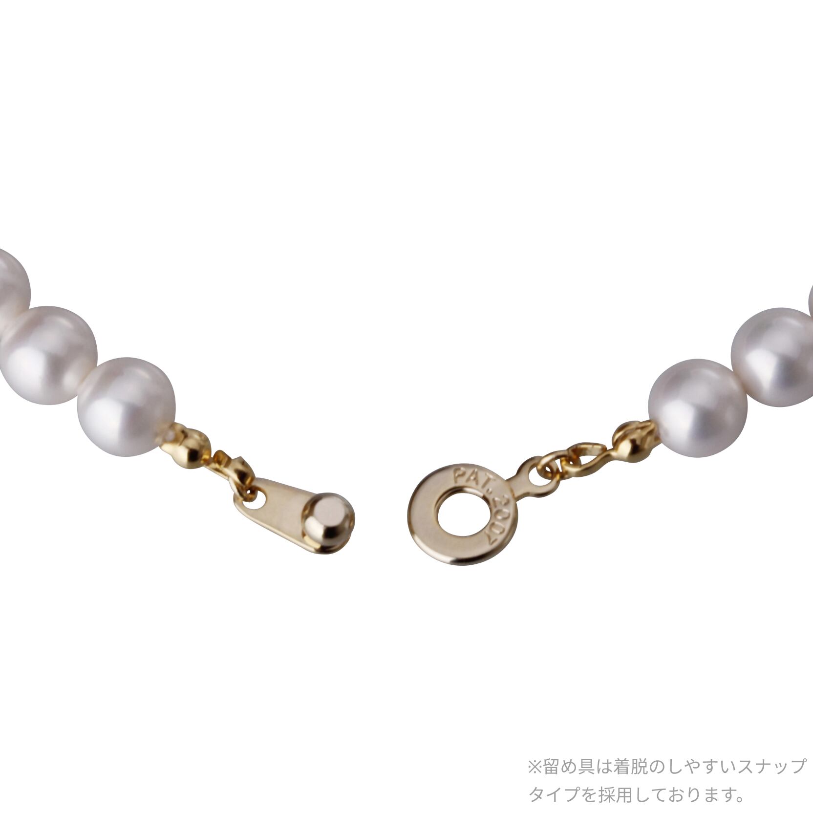 日本代理店正規品 △天然 ブラックダイヤモンドベビーパール 一連