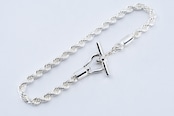 BN-107 Horseshoe Rope Chain Bracelet (Large)