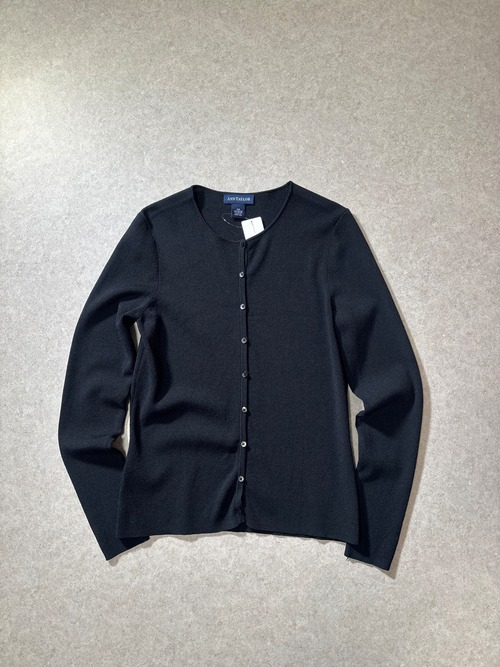 00s ANN TAYLOR rayon- nylon cardigan