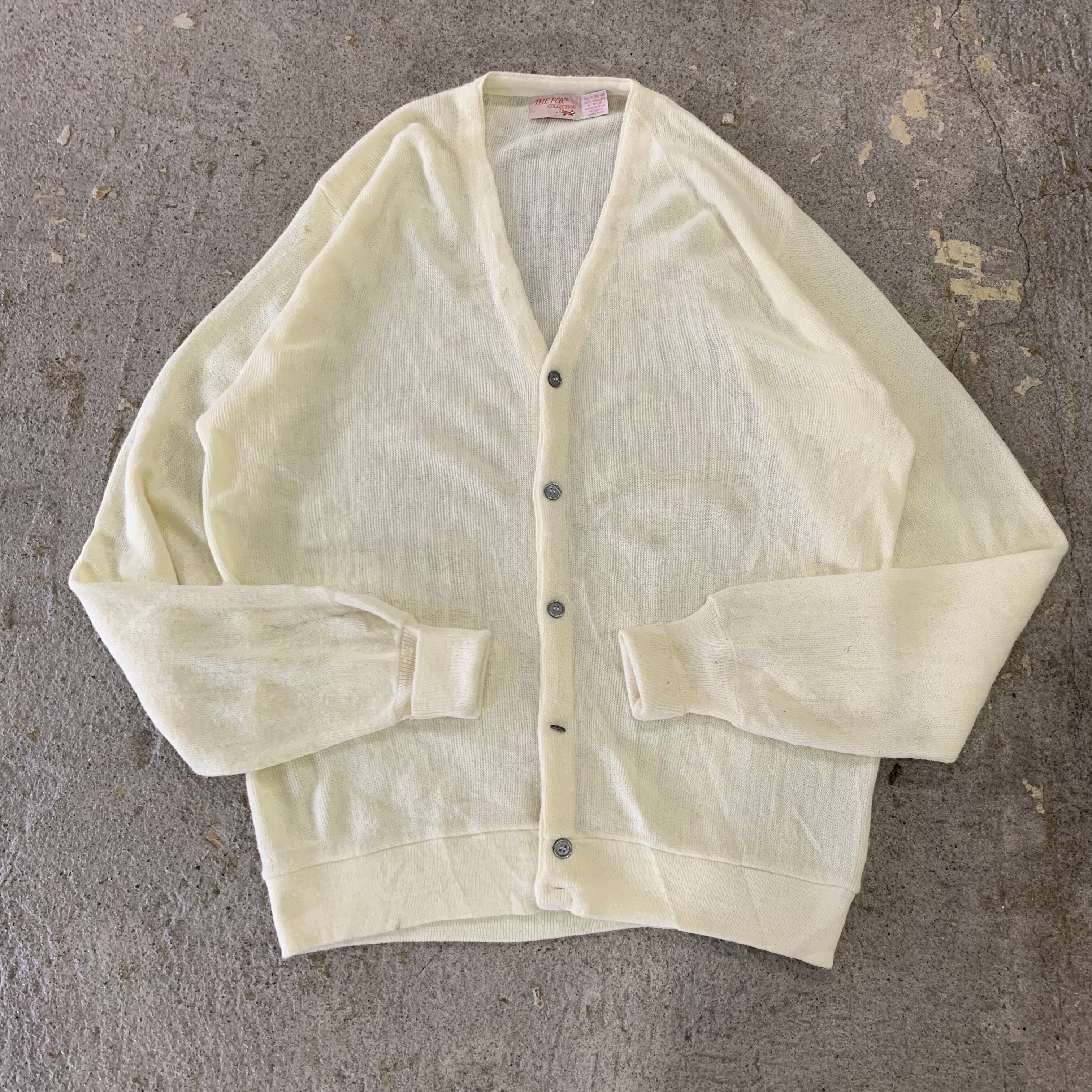 80s THE FOX Acryl cardigan | What