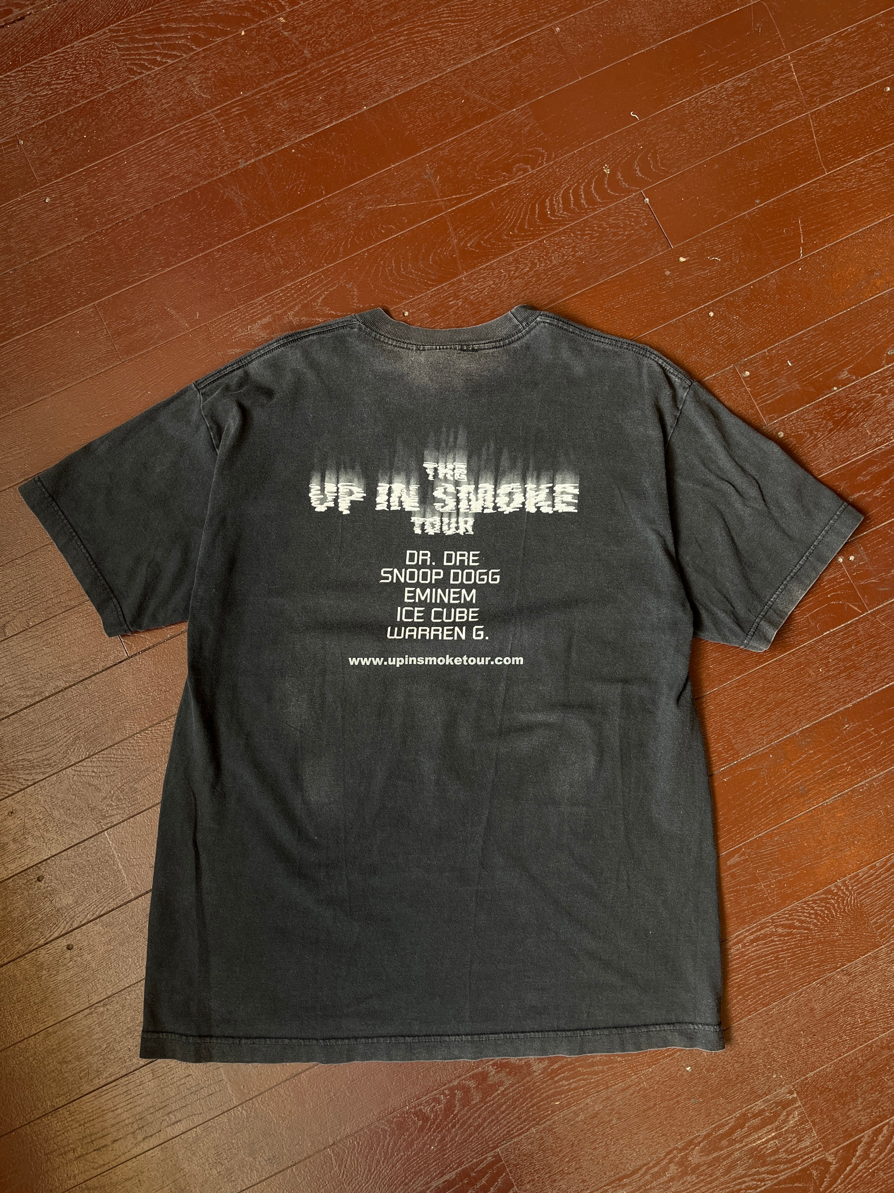 2000 Up In Smoke Tour T-shirt XL Dr.dre Snoop Dogg Eminem Ice Cube ...
