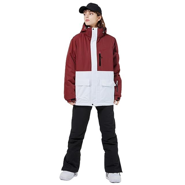 HOTIAN] スノーボードウェア レディース スキーウェア 上下セット