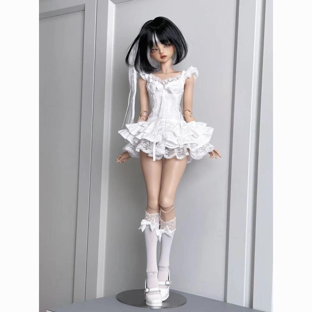 MSD SDM MDD 1/4 サイズ対応 6点セット ピンクグリーンの可愛ドール服