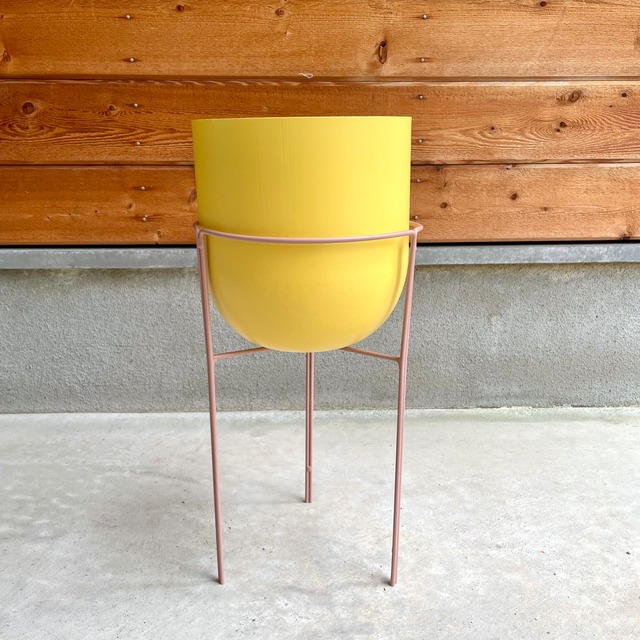 Amarel Standing Planter Pot Φ23.5cm×H48.5cm スチール スタンドポット