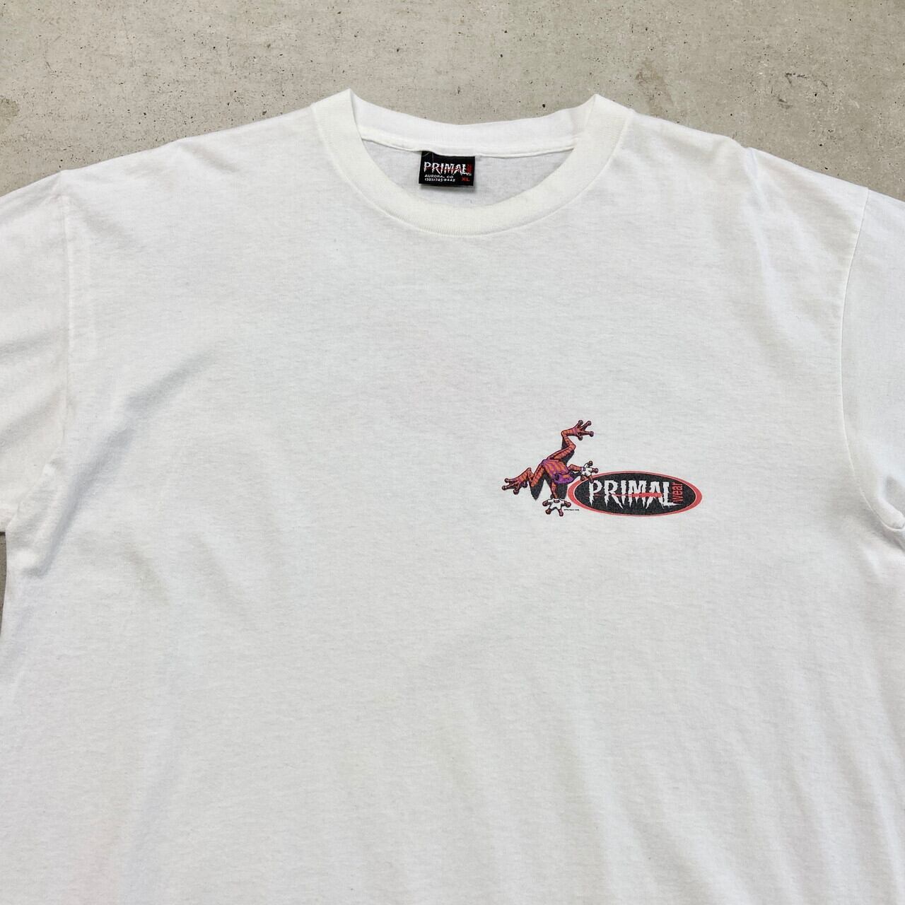 90年代 USA製 PRIMAL WEAR カエル アニマルプリントTシャツ メンズXL