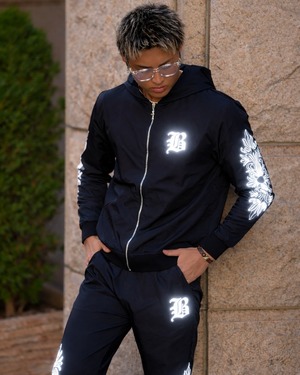 BELINDA REFLECTOR ZIP HOODIE【BB25040】