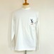 Shabby Pocket Embroidery L/S T-shirts　Off White