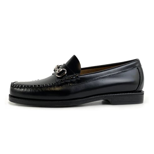 G.H.BASS 11775 LINCOLN / BLACK (RUBBER SOLE) | BBG MEN