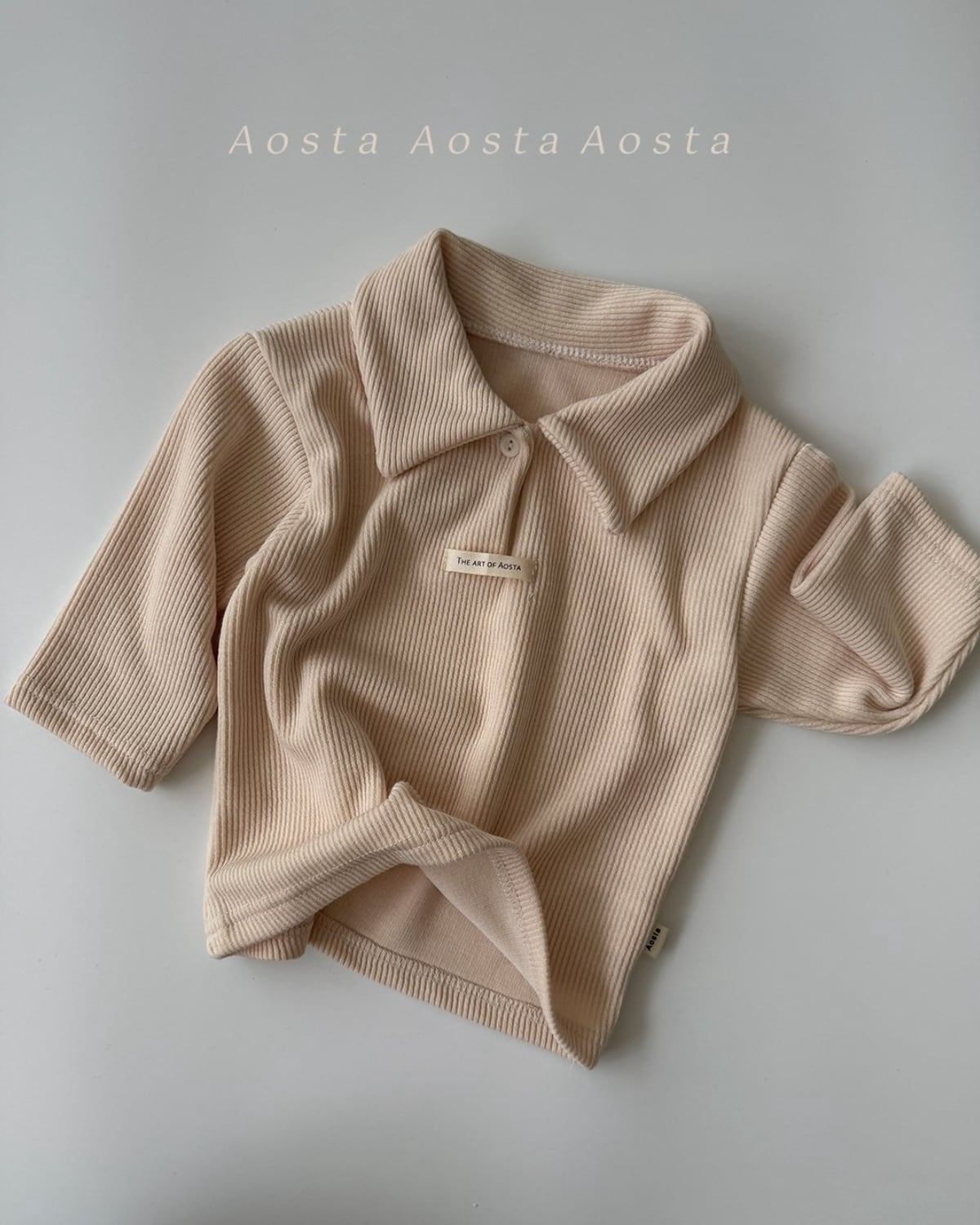 送料無料【予約】/ モルモルTシャツ / aosta