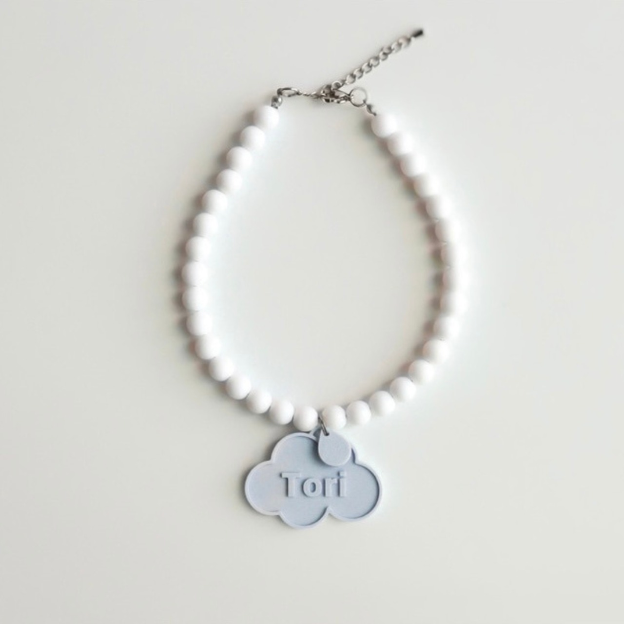 【予約】Pet Necklace Beads｜Cloud - 3