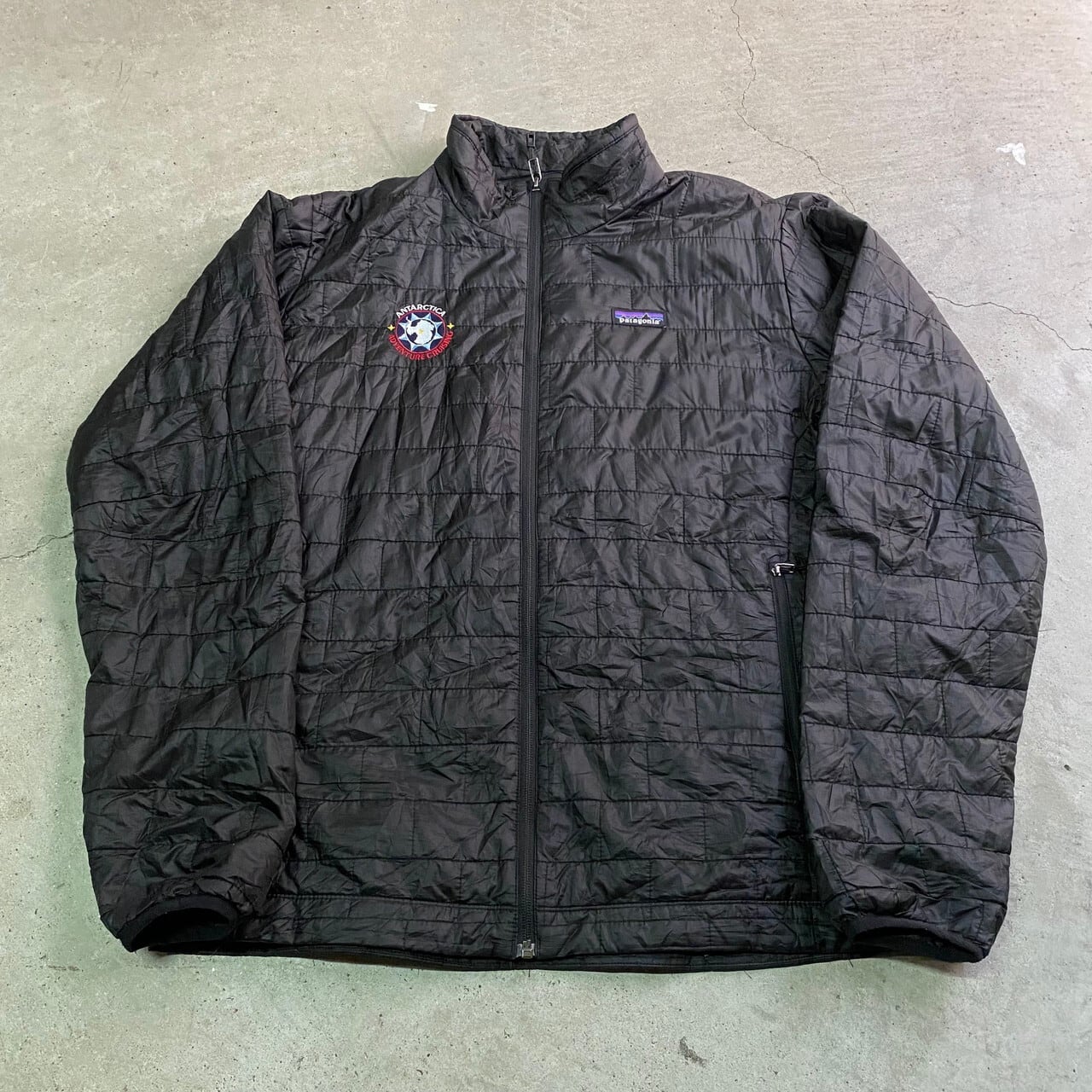 15年製 パタゴニア ナノパフジャケット 84211FA15 PRIMALOFT プリマロフト キルティングジャケット メンズL 古着  Patagonia 中綿入り ロゴ刺? ブラック 黒【アウトドアジャケット】【SA2204】 | cave 古着屋【公式】古着通販サイト