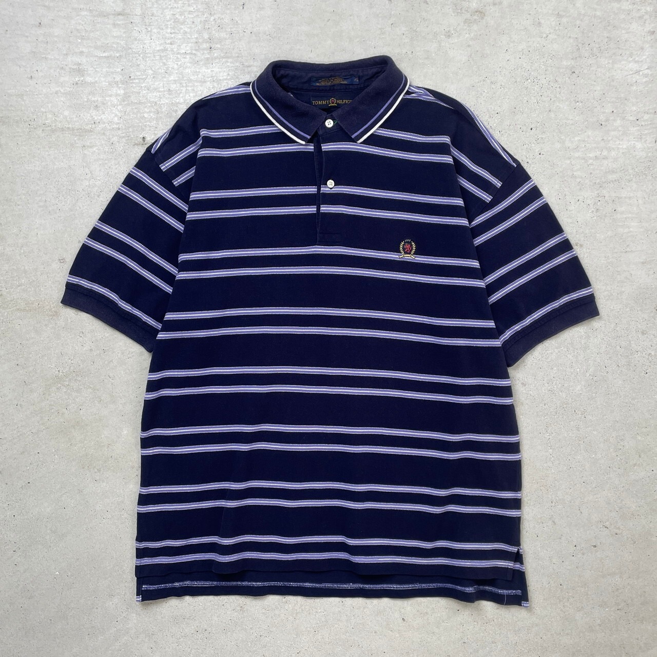 90年代 TOMMY HILFIGER GOLF トミーヒルフィガー ボーダー ポロシャツ 