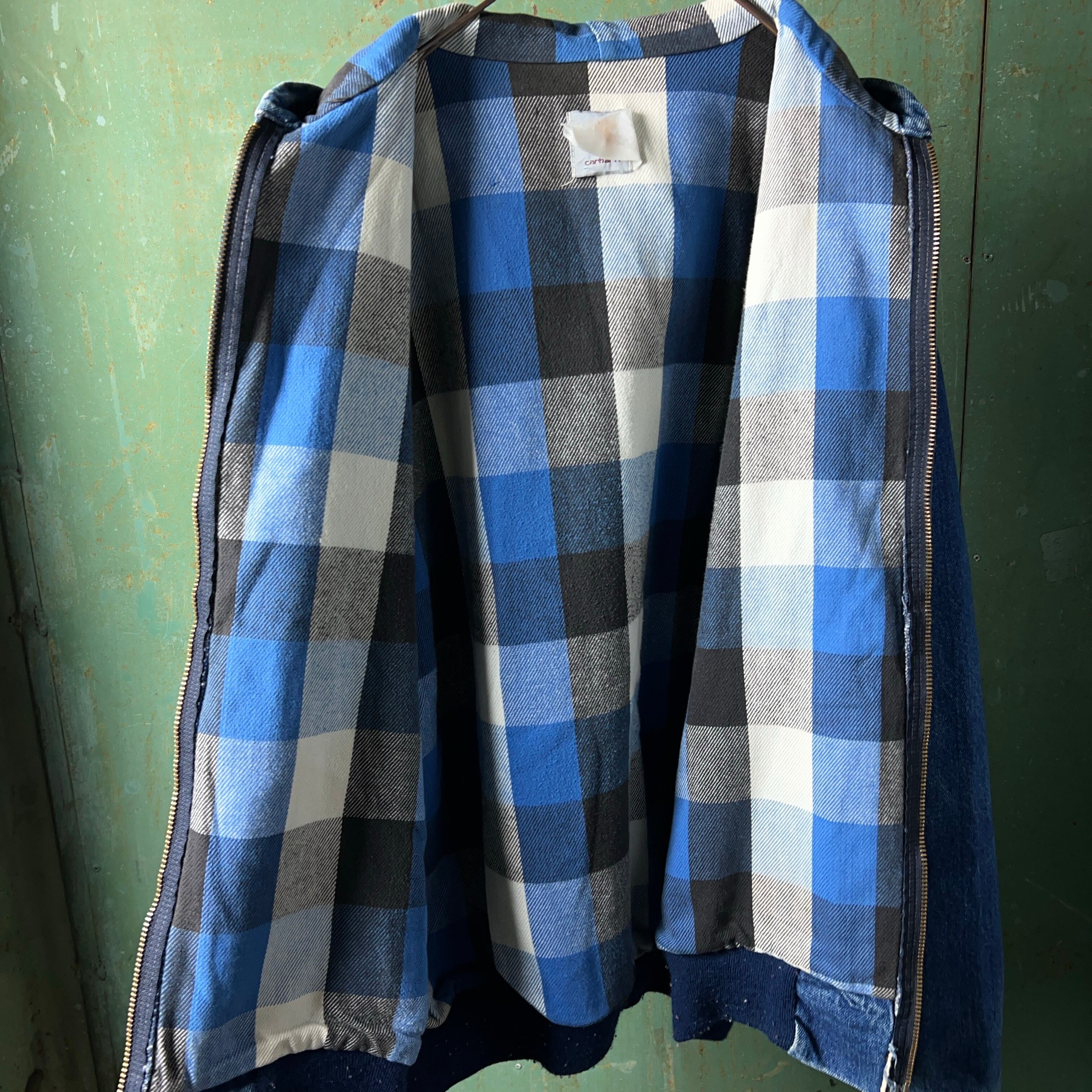 90's~ Carhartt Denim Active Jacket Heavy Flannel 90年代 00年代