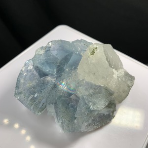 希少カラー スカイブルーフローライトクラスター
