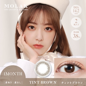 モラクマンスリー(MOLAK monthly)《TintBrown》ティントブラウン[2枚入り]