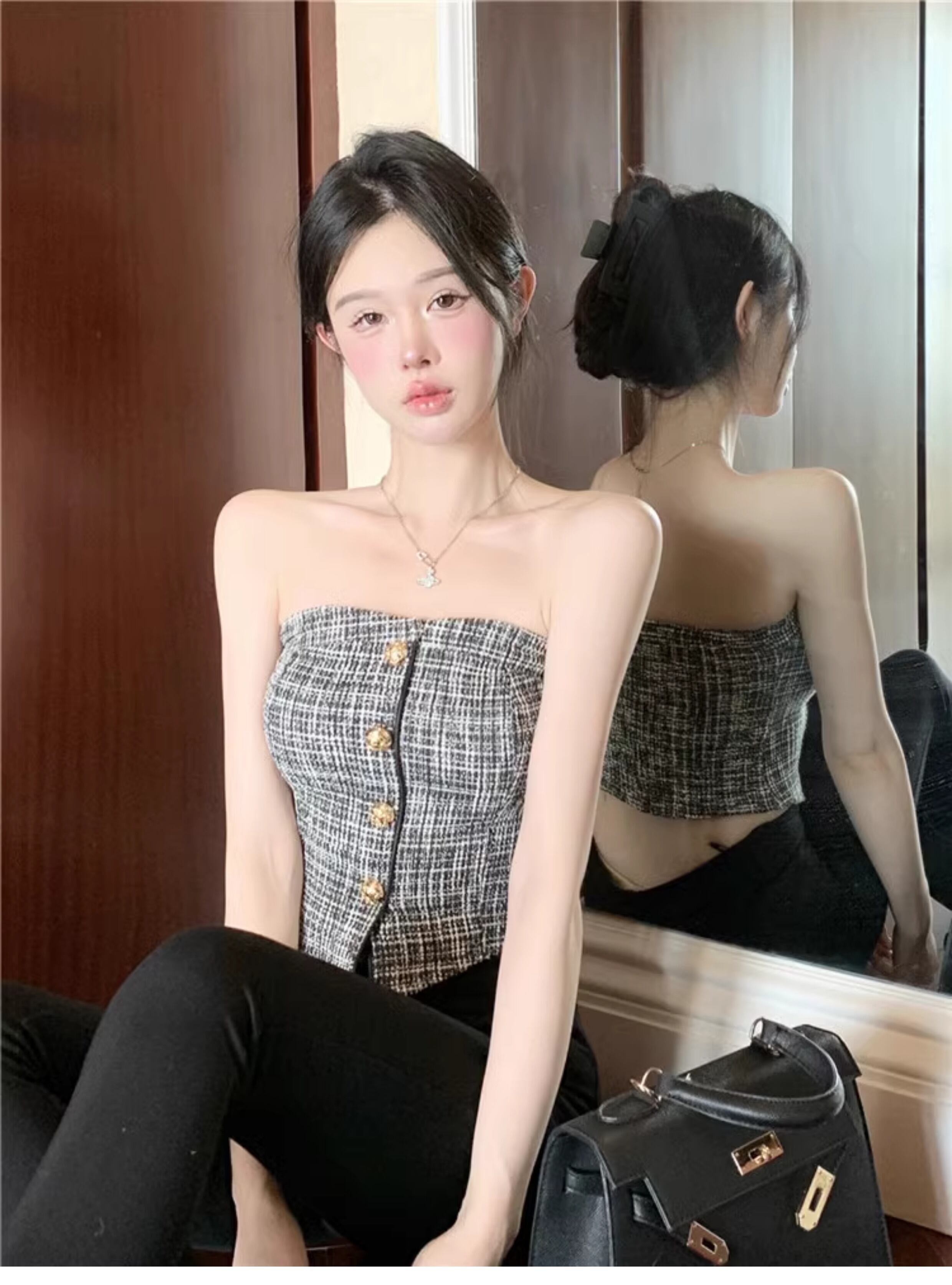 アチャン EDIT.FOR LULU ビスチェ　 ベアトップ アチャン様専用 EDIT.FOR LULU ビスチェ ベアトップ