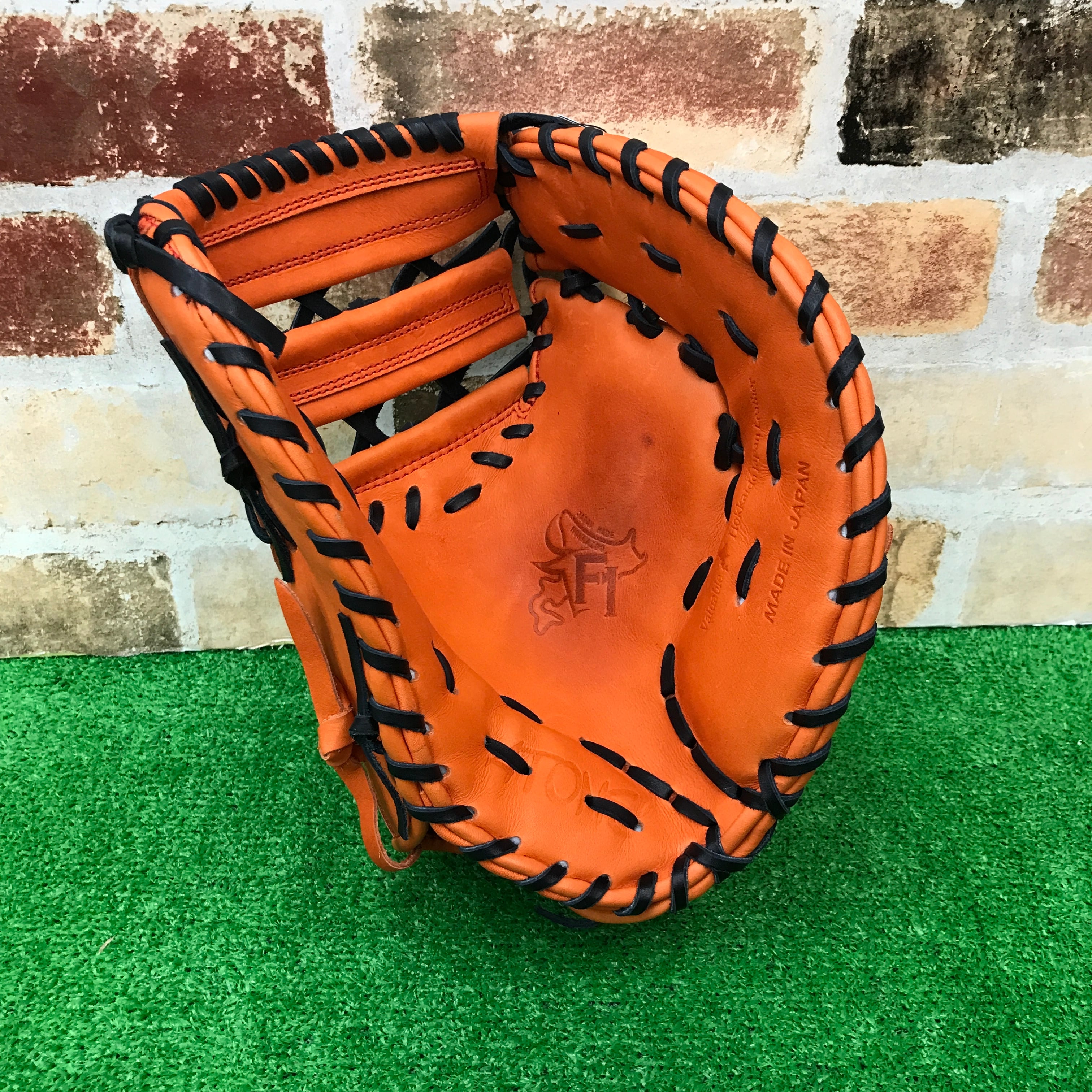 ATOMS アトムズ 軟式ミット 一塁手用 ANF-3NM オレンジ | バンダイ