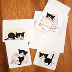「くりねこ」メッセージカードセットC