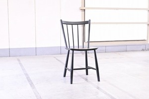 FREDERICIA/フレデリシア ボーエ・モーエンセン「J49 Chair」d ビーチ材 ダイニングチェア ウィンザーチェア 椅子 黒 ブラック デンマーク【中古家具/中古インテリア/USED家具ユーズド家具/リサイクル】