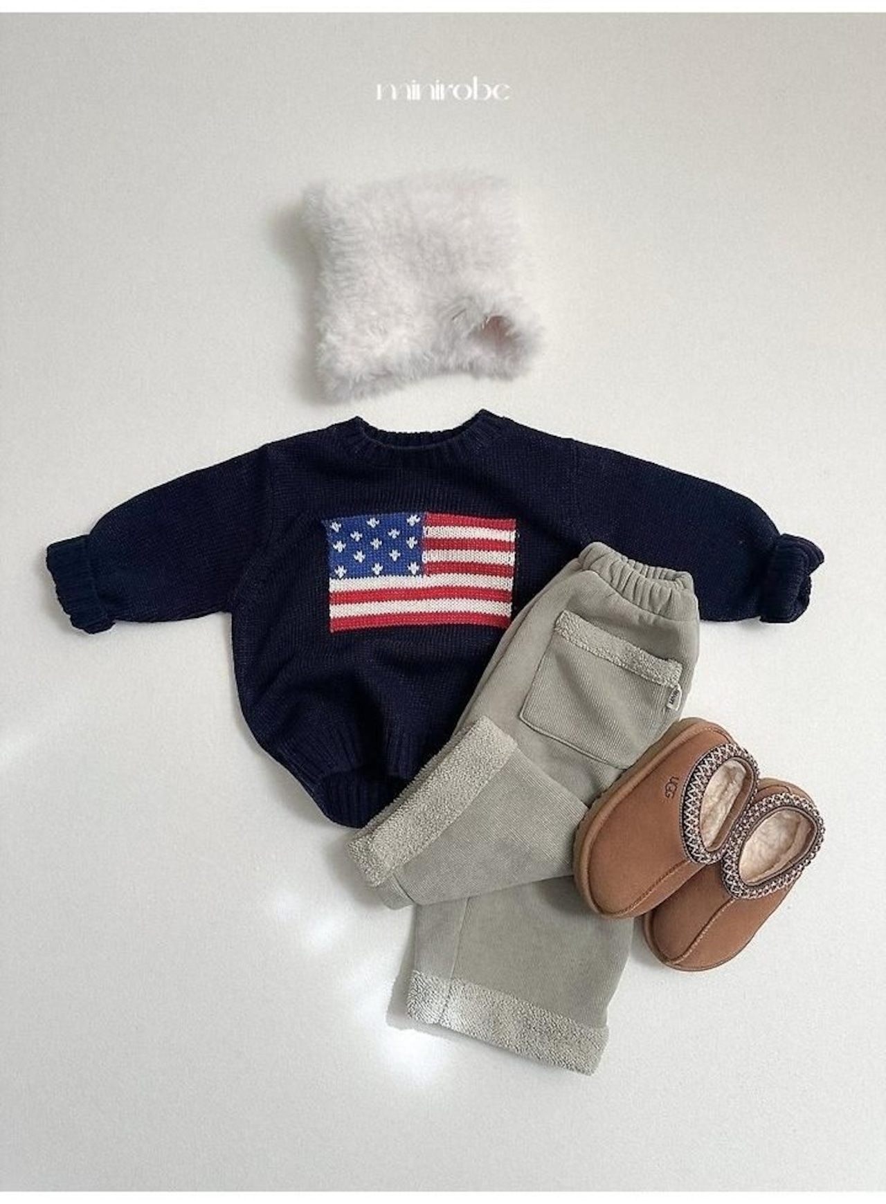 〖取寄〗韓国子供服 / 26winter / minirobe / ミンクキャットビーニー / キッズ *FREE*