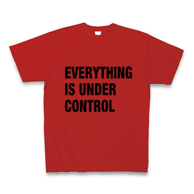 EVERYTHING IS UNDER CONTROL T SHIRT 送料無料