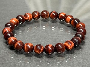 No.2559-7 レッドタイガーアイブレスレット