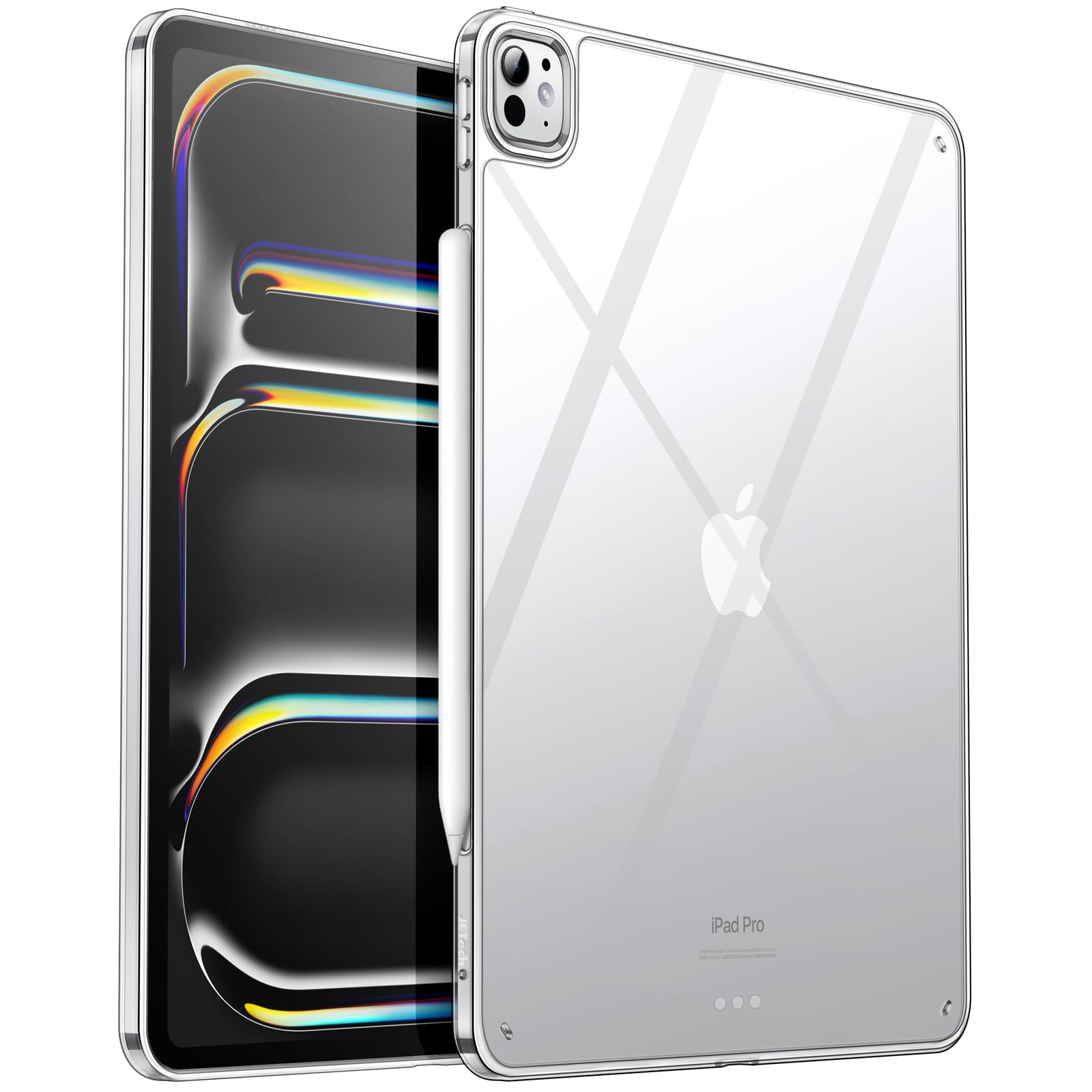 JETech iPad Pro 13インチ M5/M4 (2025/2024)用 クリアケース 黄ばみ防止