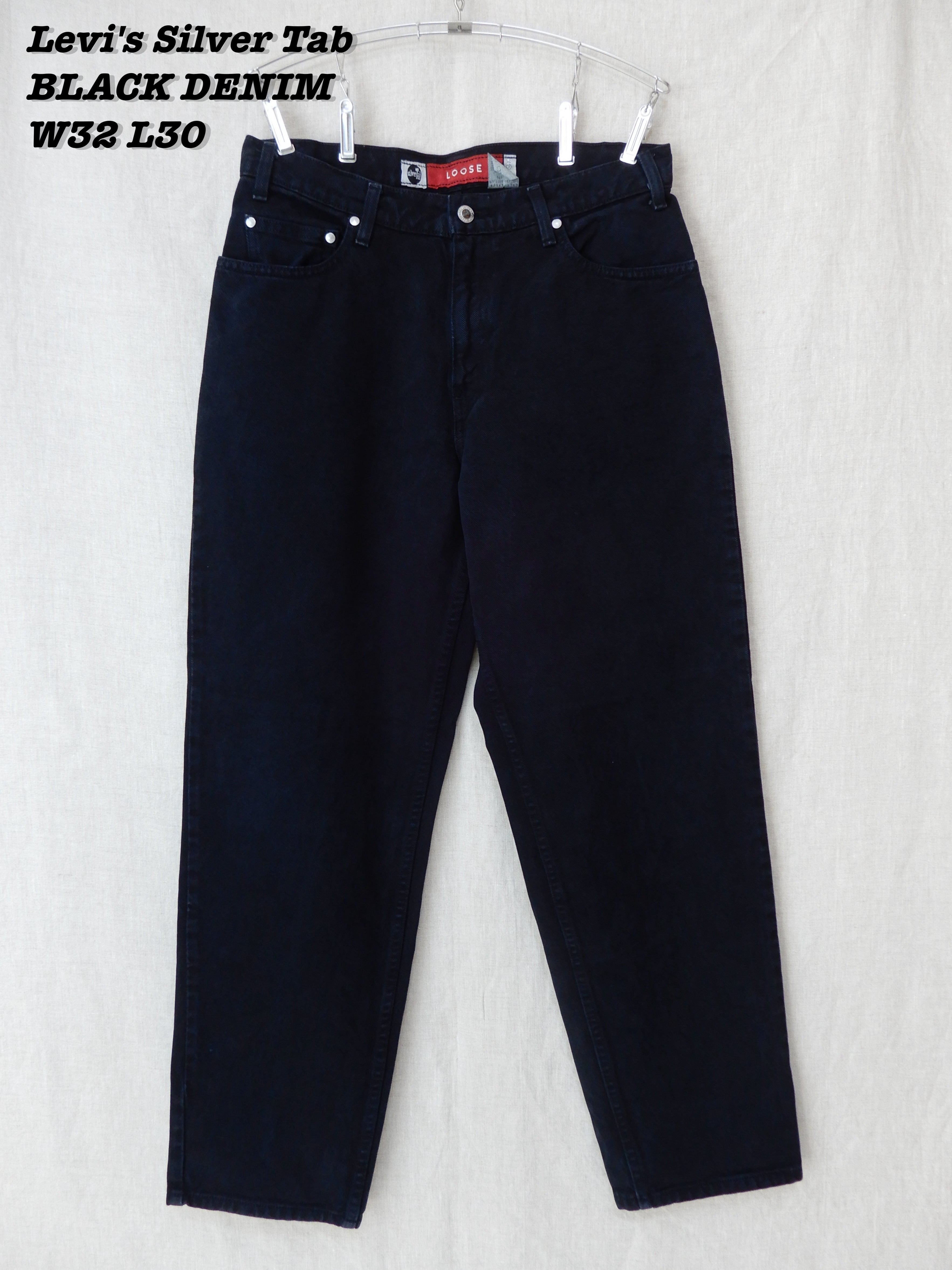 Levi's Silvertab Loose W34 L30 ブラック 黒