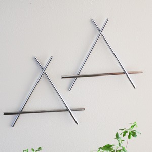 STEINLESS TRIANGLE OBJECT (2set)