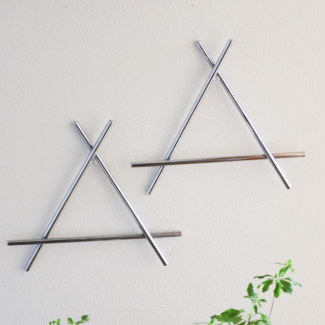 STEINLESS TRIANGLE OBJECT (2set)