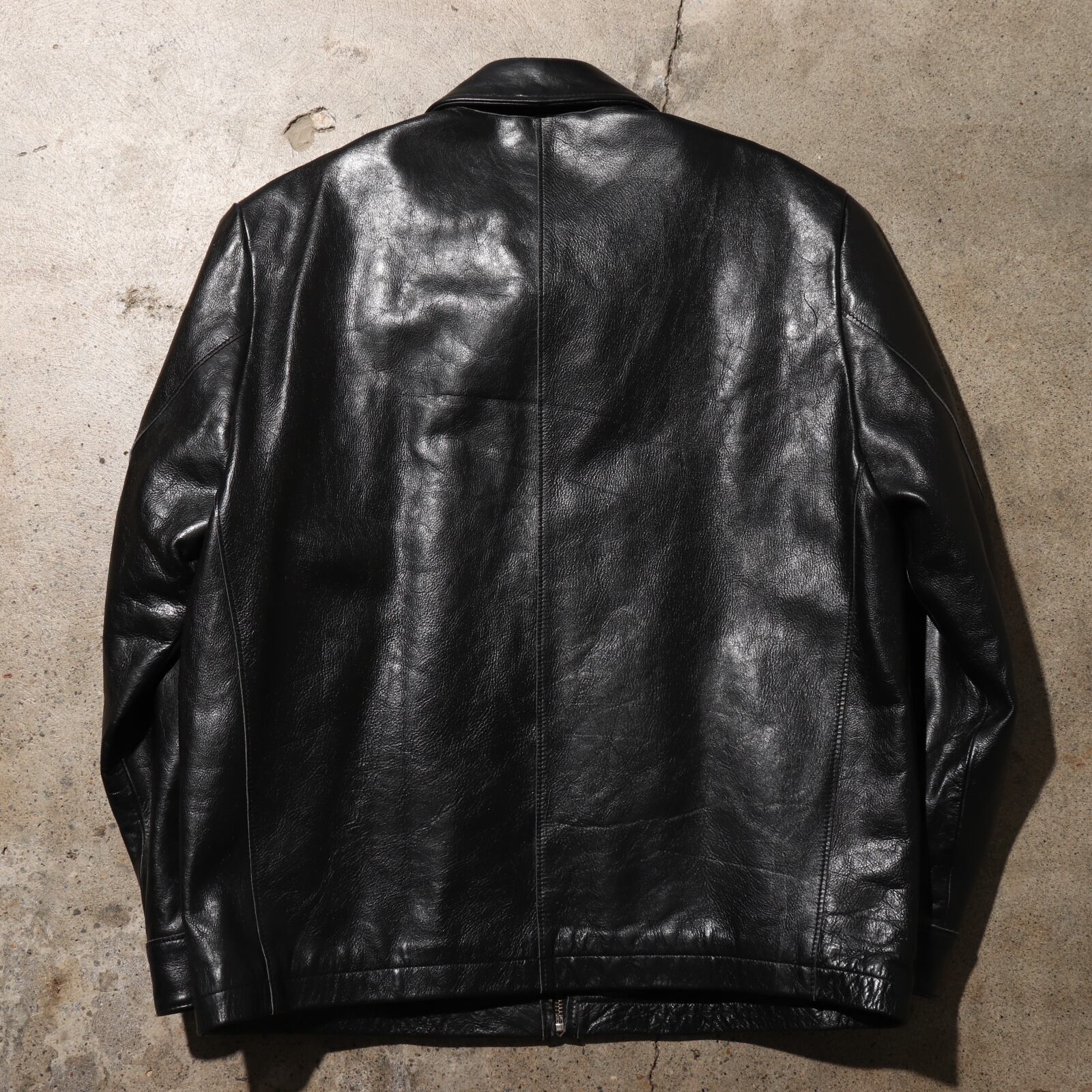 美品 L OLD GAP 90s レザージャケット オールドギャップ 黒 本革 | ENCOUNT