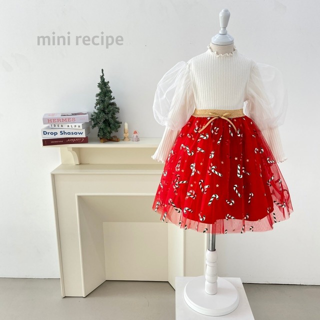 【即納】<minirecipe>  Mary sha golji T(S/M/L)
