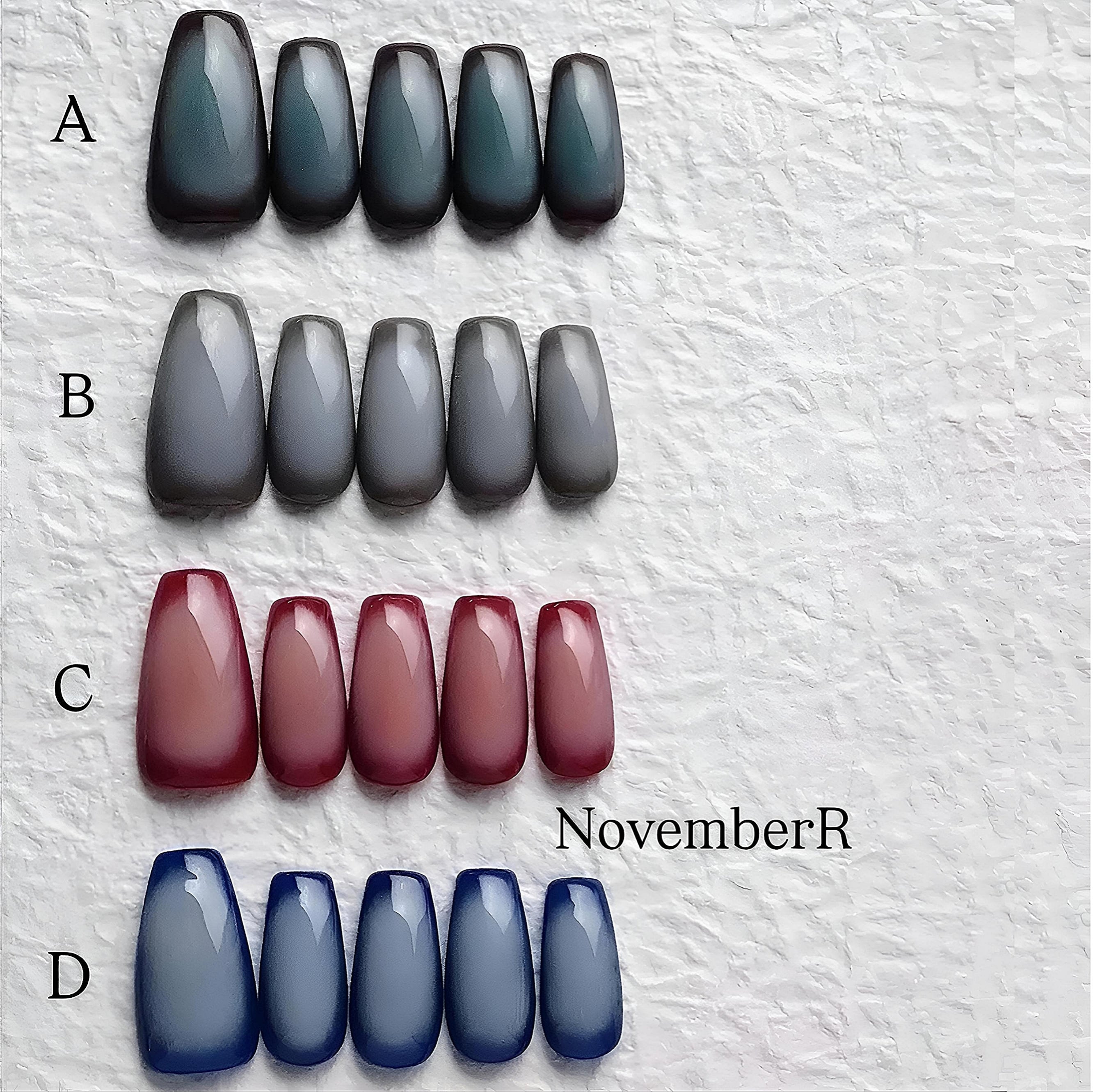LA878☆逆チークネイルチップ | NovemberR 〰️ネイルチップ販売〰️