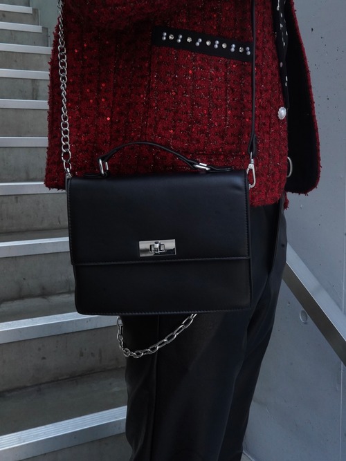【ALUDE SELECT】square hand bag
