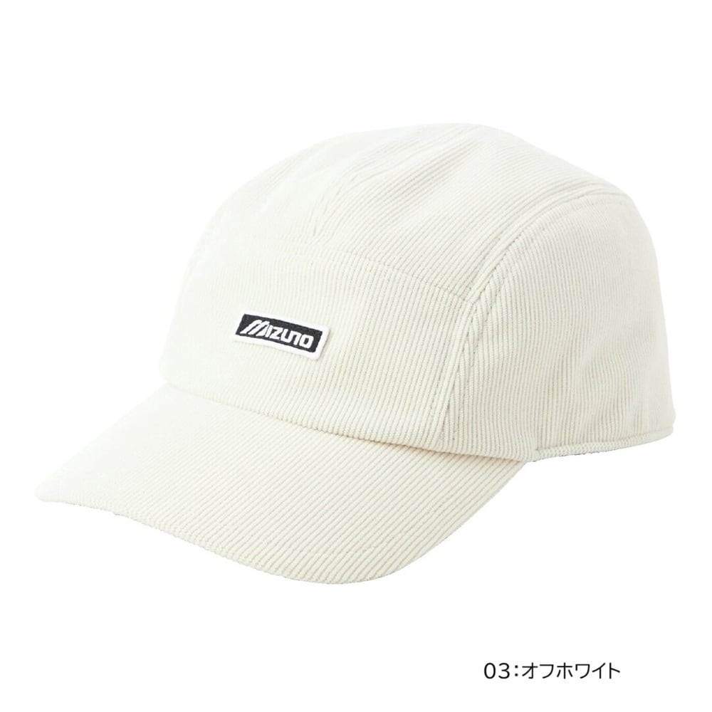 ミズノブレスサーモロゴワッペンコーデュロイキャップ[ユニセックス