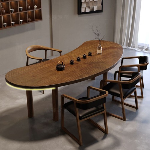 和モダン 茶テーブル 無垢材 天然木 茶道具 お茶セット 座卓 ローテーブル 和風 アジアン ダイニングテーブル 木製テーブル ナチュラル インテリア