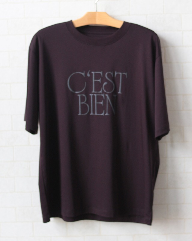 【hunch】コンパクトスムース 立体ラメロゴTシャツ　(260737)