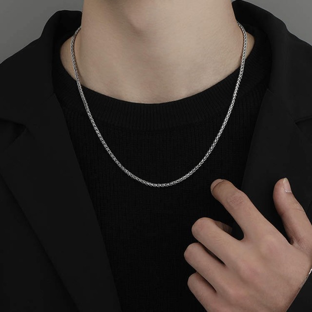 シンプルチェーンネックレス　MT0130008